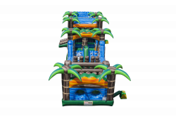 MASSIVE 65' Monsoon Madness Obstacle Course
