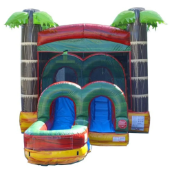 kids inflatable water slide bounce house tropical fire marble2 176 1 NEW ARRIVAL!! Tropical Fire Combo