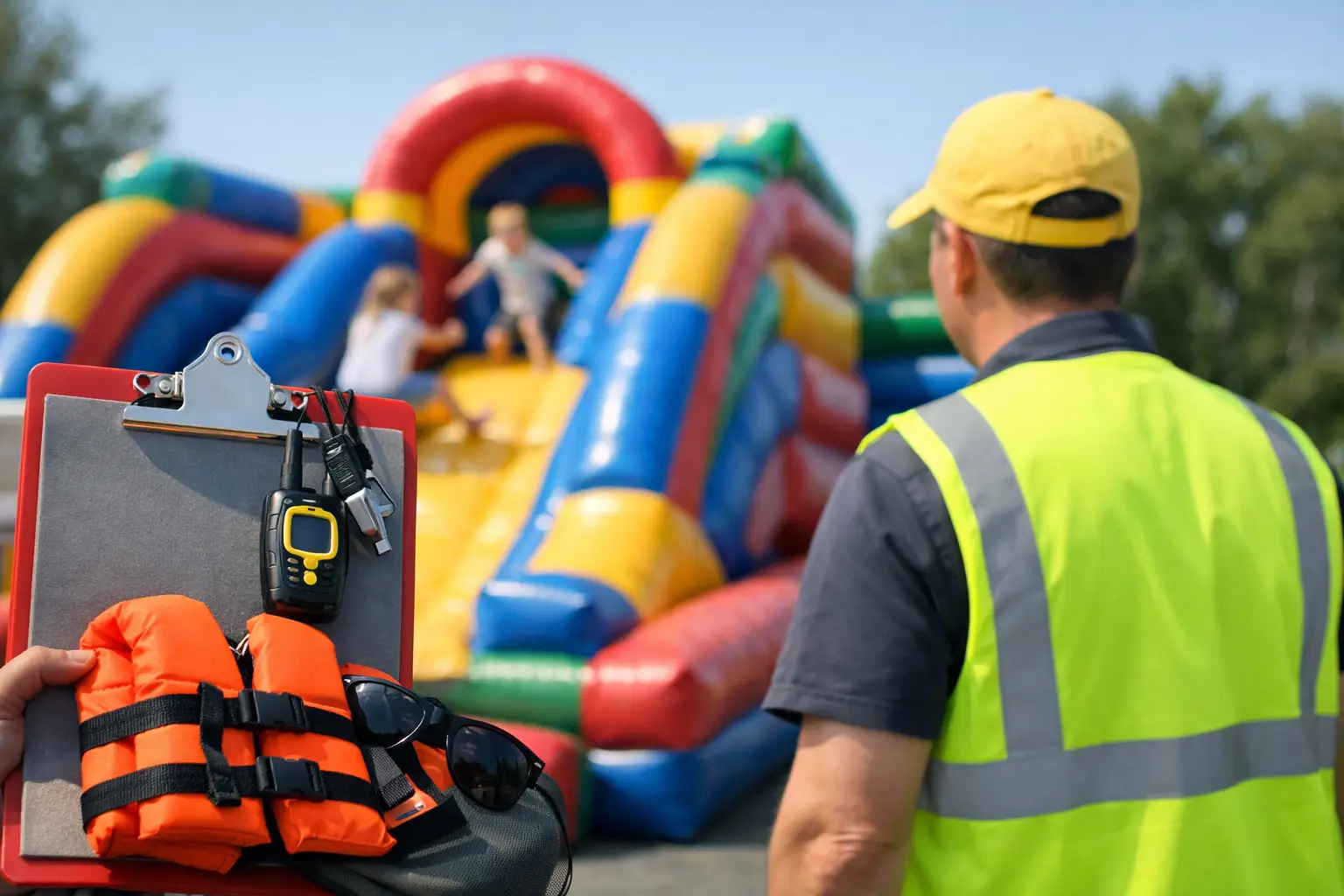 Wet Inflatable Checklist Guide to Inflatable Safety Rules - High Rise Party Rentals